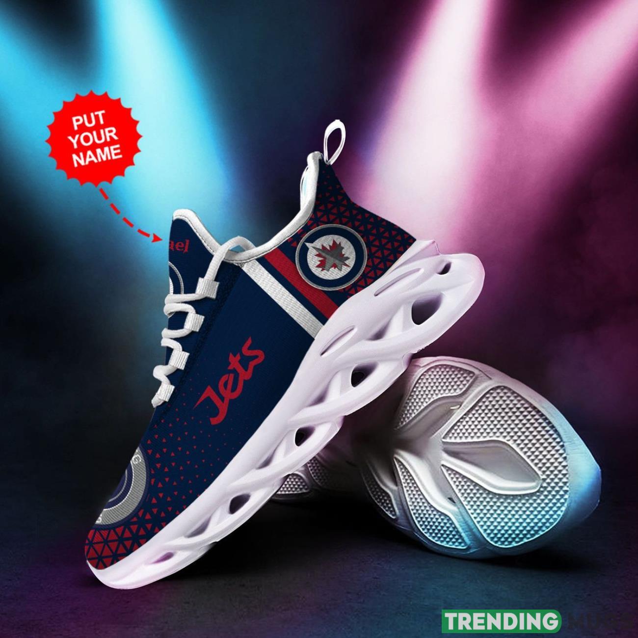 Winnipeg Jets Custom Personalized Max Soul Sneakers Running Sports Shoes Max Soul Winnipeg Jets Custom Personalized Max Soul Sneakers Running Sports Shoes Max Soul