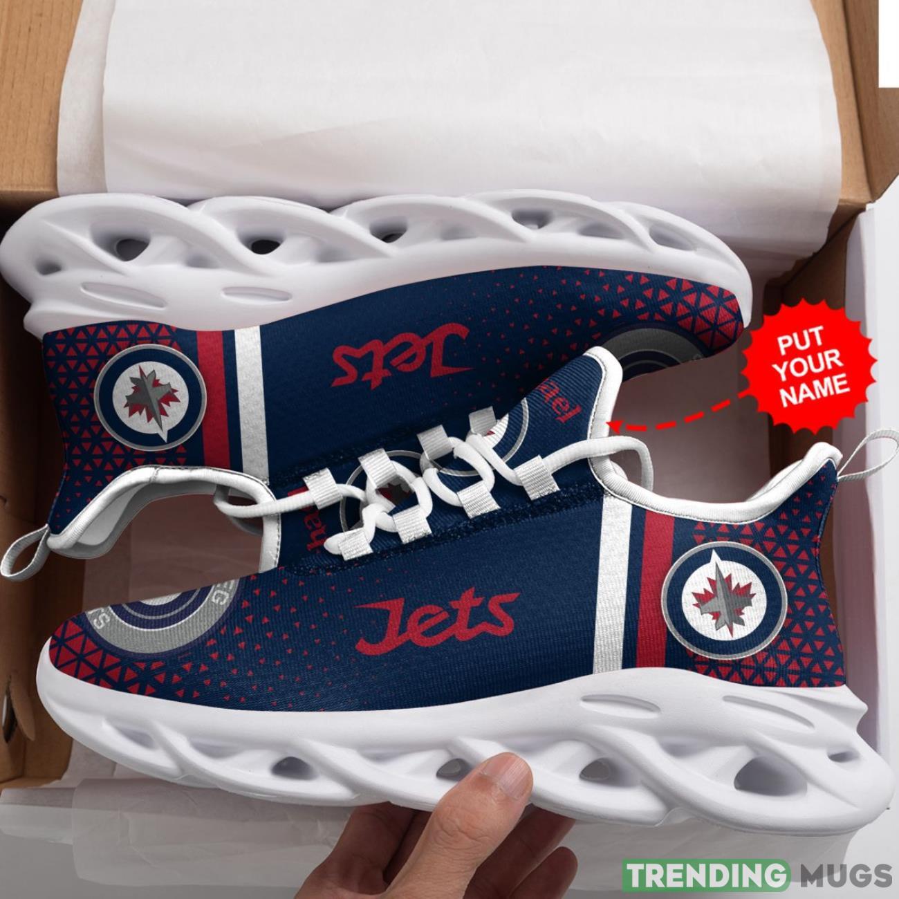 Winnipeg Jets Custom Personalized Max Soul Sneakers Running Sports Shoes Max Soul Winnipeg Jets Custom Personalized Max Soul Sneakers Running Sports Shoes Max Soul