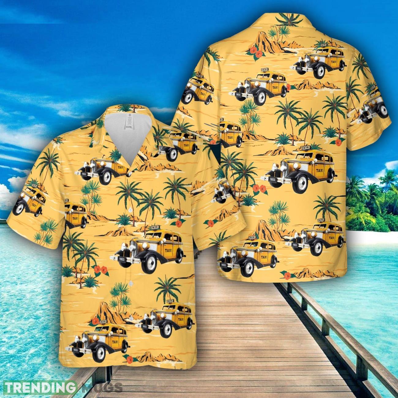 1933 Ford Model T Checker Taxi & Yellow Cab 3D Hawaiian Shirt Summer Trending Beach Gift Product Photo 1 1933 Ford Model T Checker Taxi & Yellow Cab 3D Hawaiian Shirt Summer Trending Beach Gift Product Photo 1