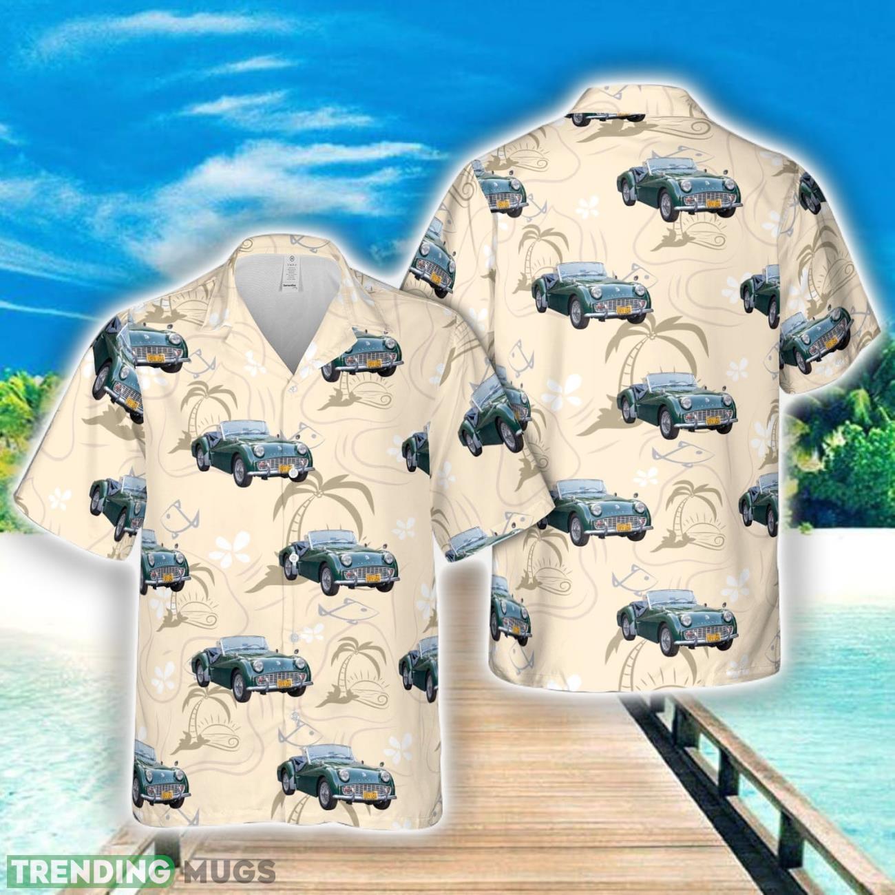 1960 Triumph TR3A Roadster 3D Hawaiian Shirt Summer Trending Beach Gift Product Photo 1 1960 Triumph TR3A Roadster 3D Hawaiian Shirt Summer Trending Beach Gift Product Photo 1