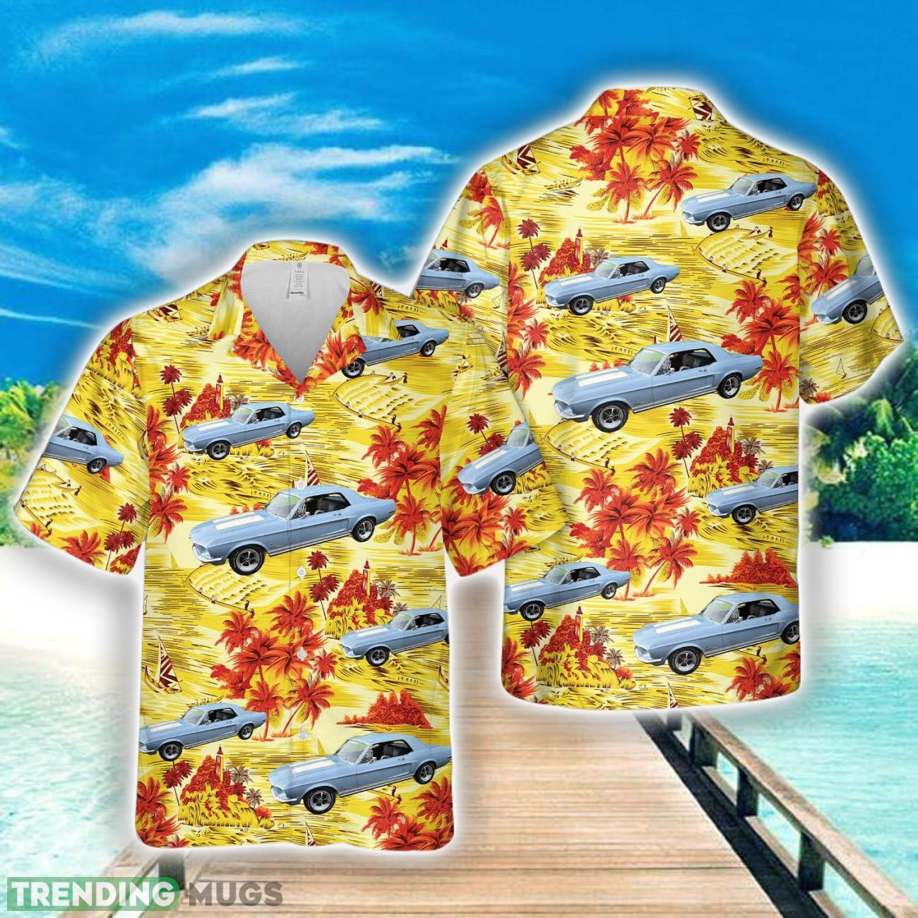 1968 Ford Mustang 302 3D Hawaiian Shirt Summer Trending Beach Gift Product Photo 1 1968 Ford Mustang 302 3D Hawaiian Shirt Summer Trending Beach Gift Product Photo 1