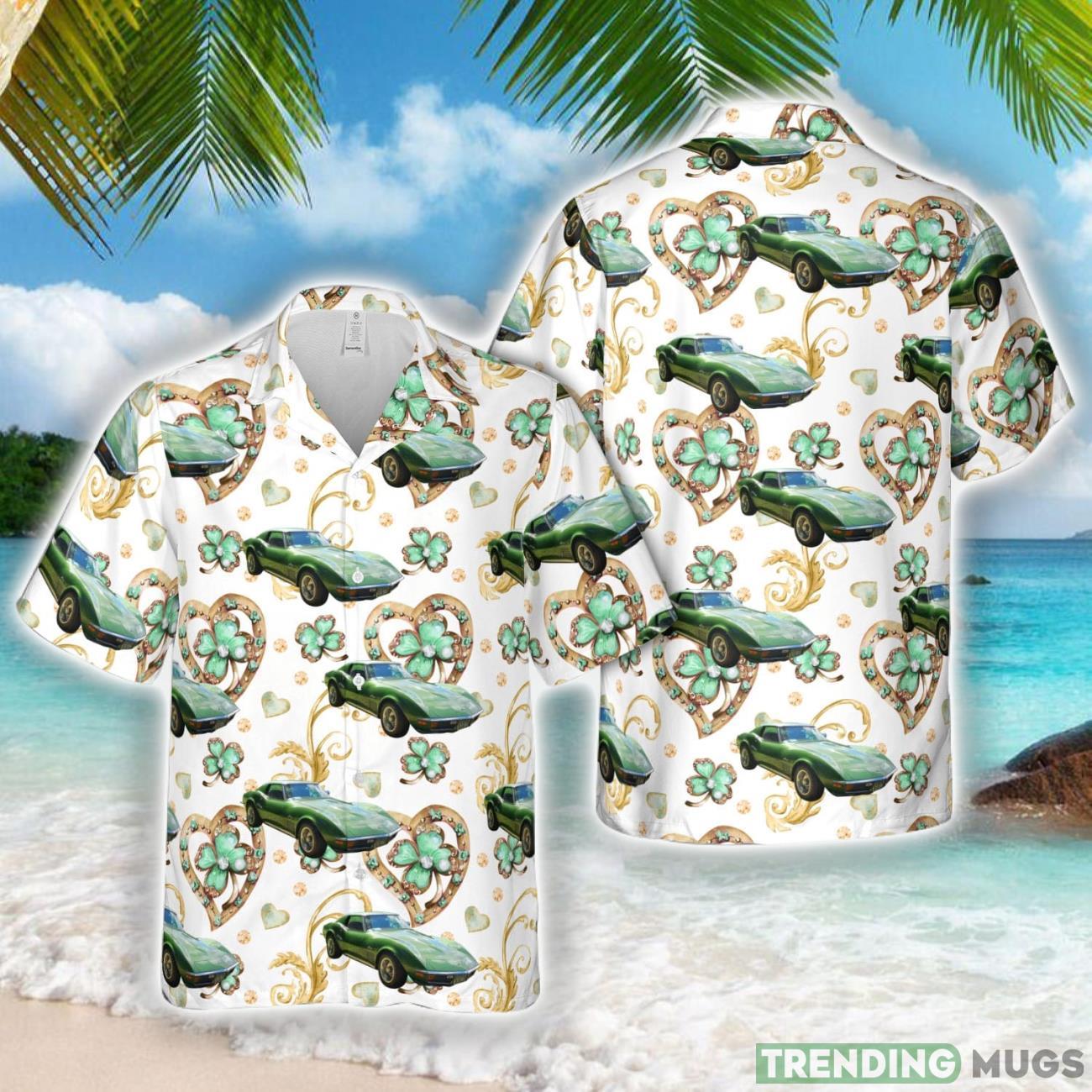 1972 Chevrolet Corvette, Patrick's Day Hawaiian Shirt Aloha Holiday Gift For Men Women Hawaiian Shirt 1972 Chevrolet Corvette, Patrick's Day Hawaiian Shirt Aloha Holiday Gift For Men Women Product Photo 1
