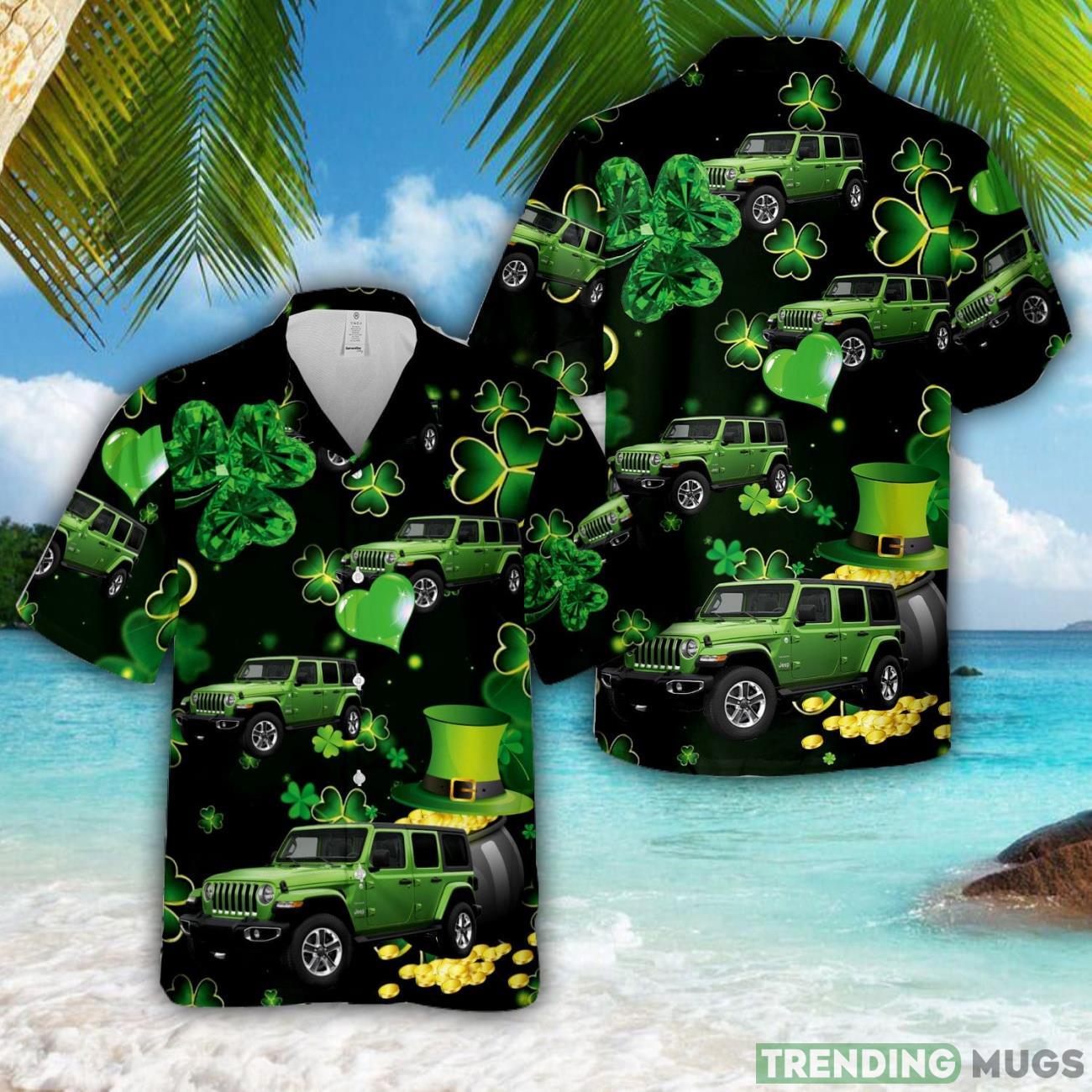 2019 Jp Wrangler Green, Patrick's Day Hawaiian Shirt Aloha Holiday Gift For Men Women Hawaiian Shirt 2019 Jp Wrangler Green, Patrick's Day Hawaiian Shirt Aloha Holiday Gift For Men Women Product Photo 1