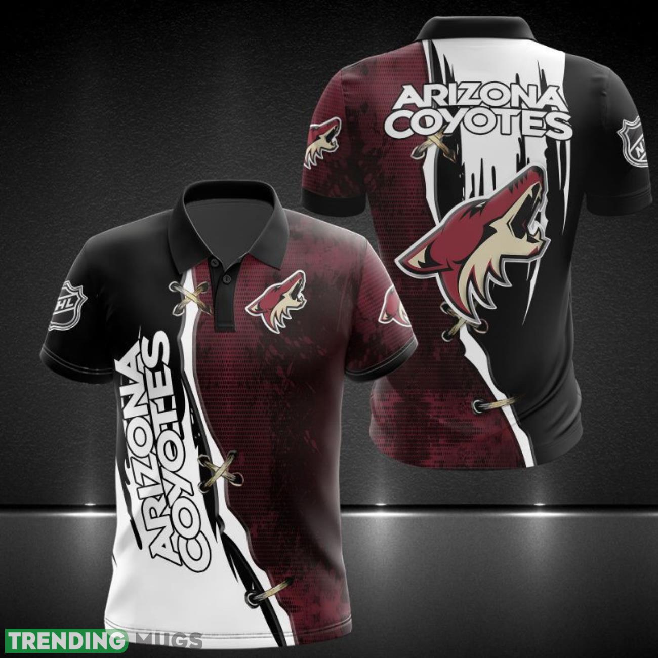 Arizona Coyotes 3D Polo Shirt Sport Gift For Big Fans Limited Polo Shirt Product Photo 1