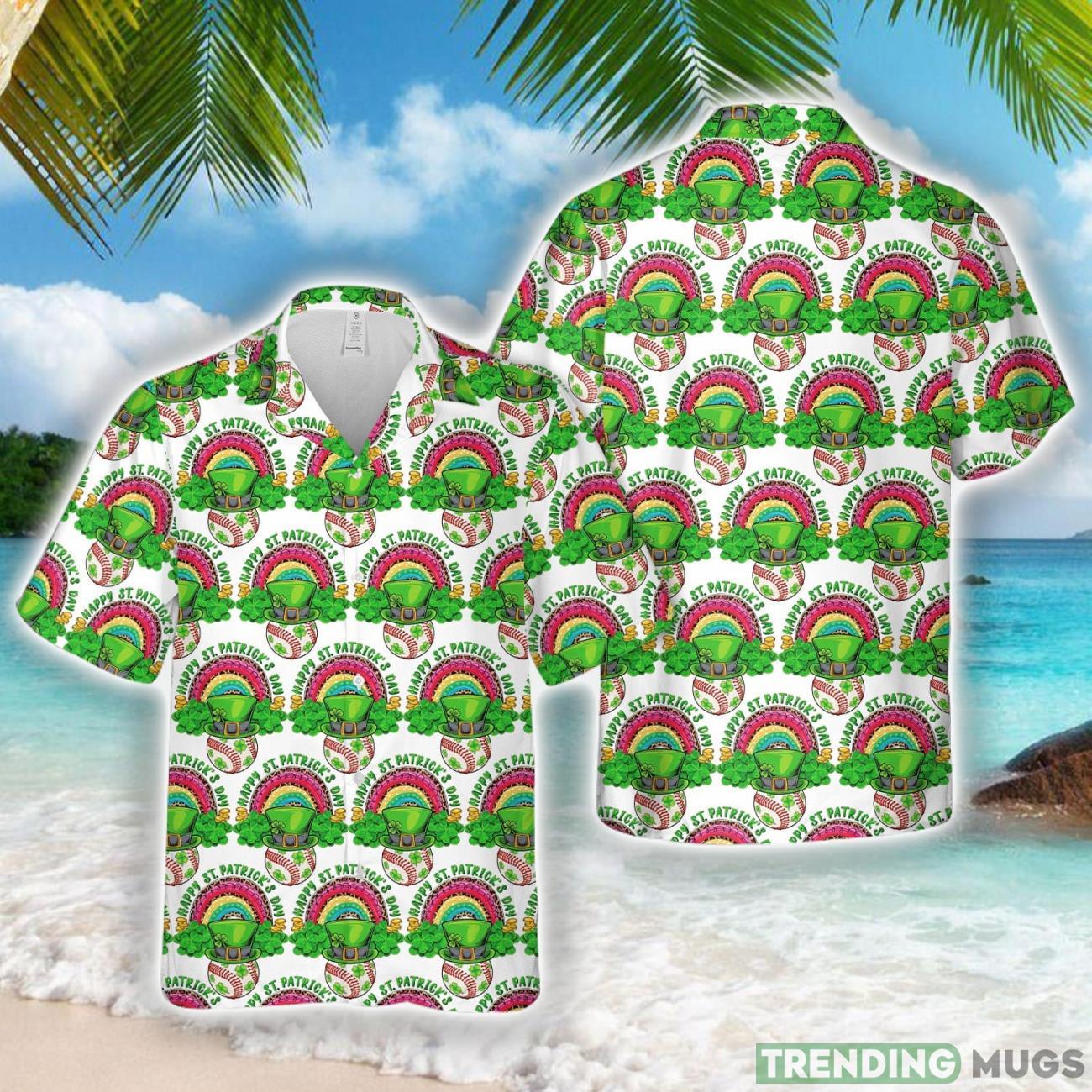 Baseball Shamrock St Patricks Day Hawaiian Shirt Aloha Holiday Gift For Men Women Product Photo 1 Baseball Shamrock St Patricks Day Hawaiian Shirt Aloha Holiday Gift For Men Women Product Photo 1