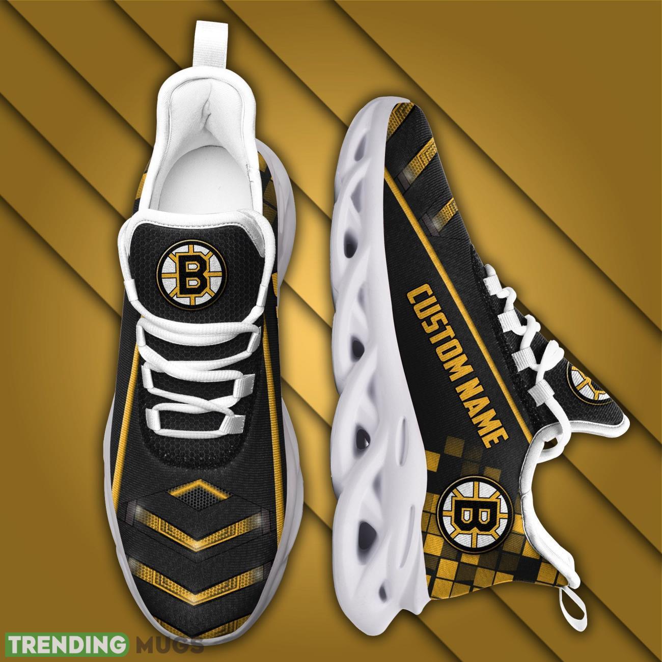 Boston Bruins Custom Name Max Soul Sneaker Shoes For Fan For Men Women Max Soul Boston Bruins Custom Name Max Soul Sneaker Shoes For Fan For Men Women Max Soul