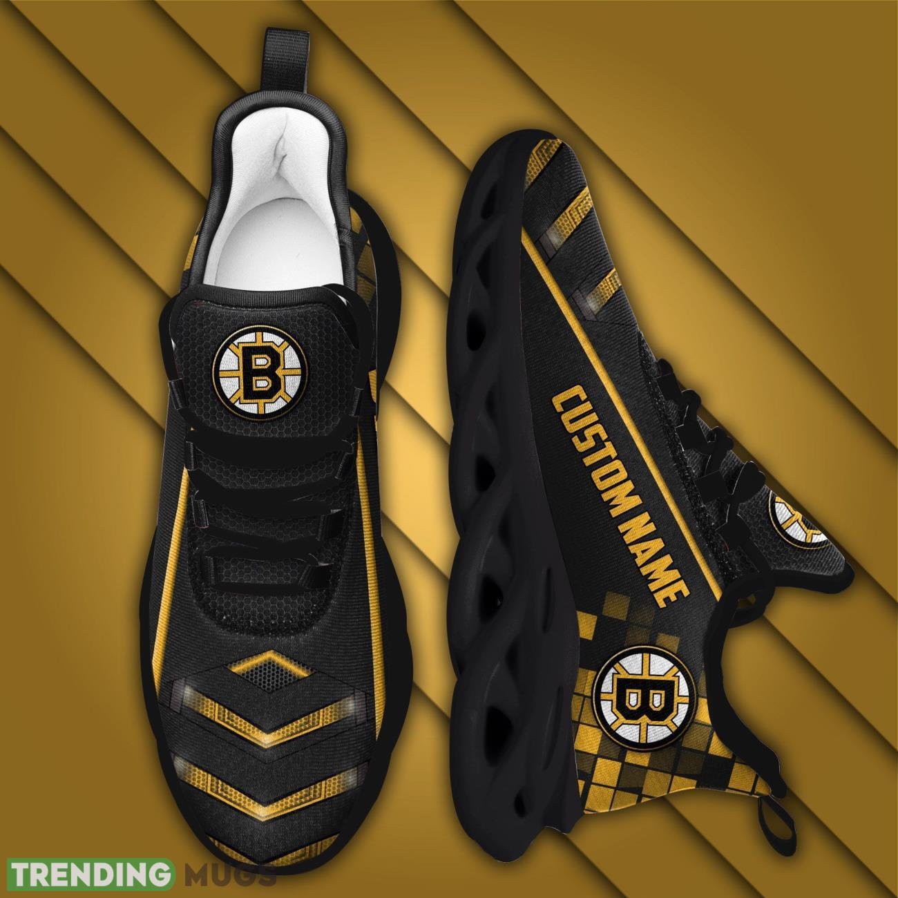 Boston Bruins Custom Name Max Soul Sneaker Shoes For Fan For Men Women Max Soul Boston Bruins Custom Name Max Soul Sneaker Shoes For Fan For Men Women Max Soul