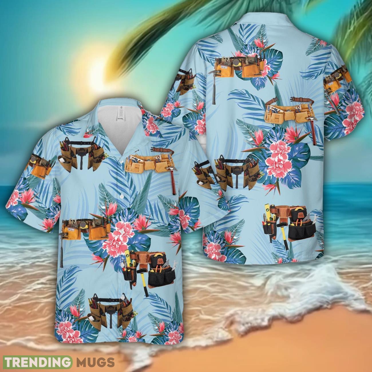 Carpenter Tool Belt and Tools 3D Hawaiian Shirt Summer Vacation Gift Product Photo 1 Carpenter Tool Belt and Tools 3D Hawaiian Shirt Summer Vacation Gift Product Photo 1