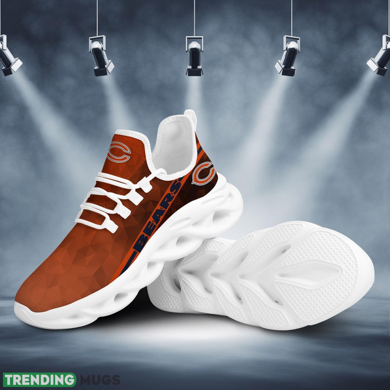 Chicago Bears Polygonal Design Trending Max Soul Clunky Sneaker Shoes For Mens Womens Max Soul Chicago Bears Polygonal Design Trending Max Soul Clunky Sneaker Shoes For Mens Womens Max Soul