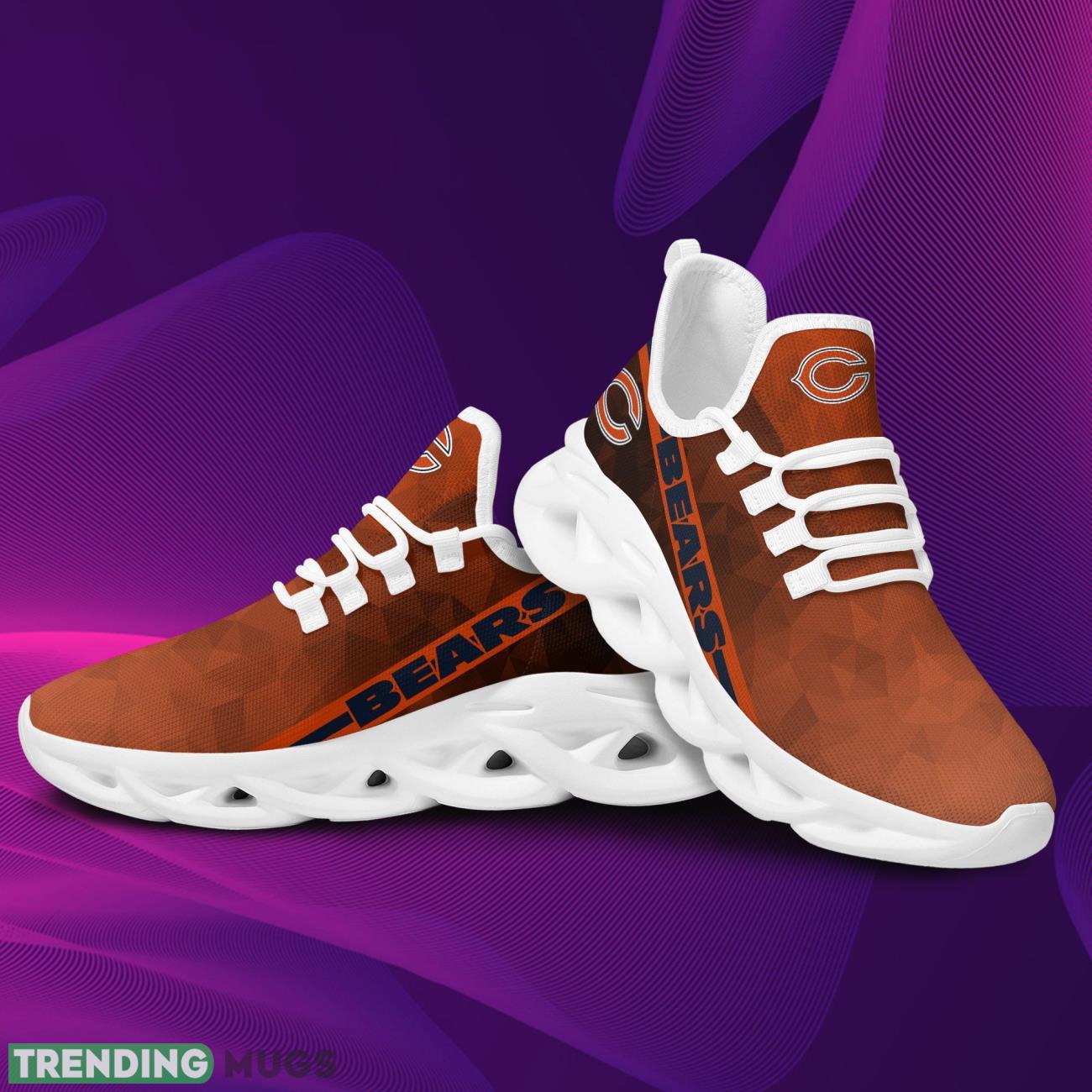 Chicago Bears Polygonal Design Trending Max Soul Clunky Sneaker Shoes For Mens Womens Max Soul Chicago Bears Polygonal Design Trending Max Soul Clunky Sneaker Shoes For Mens Womens Max Soul