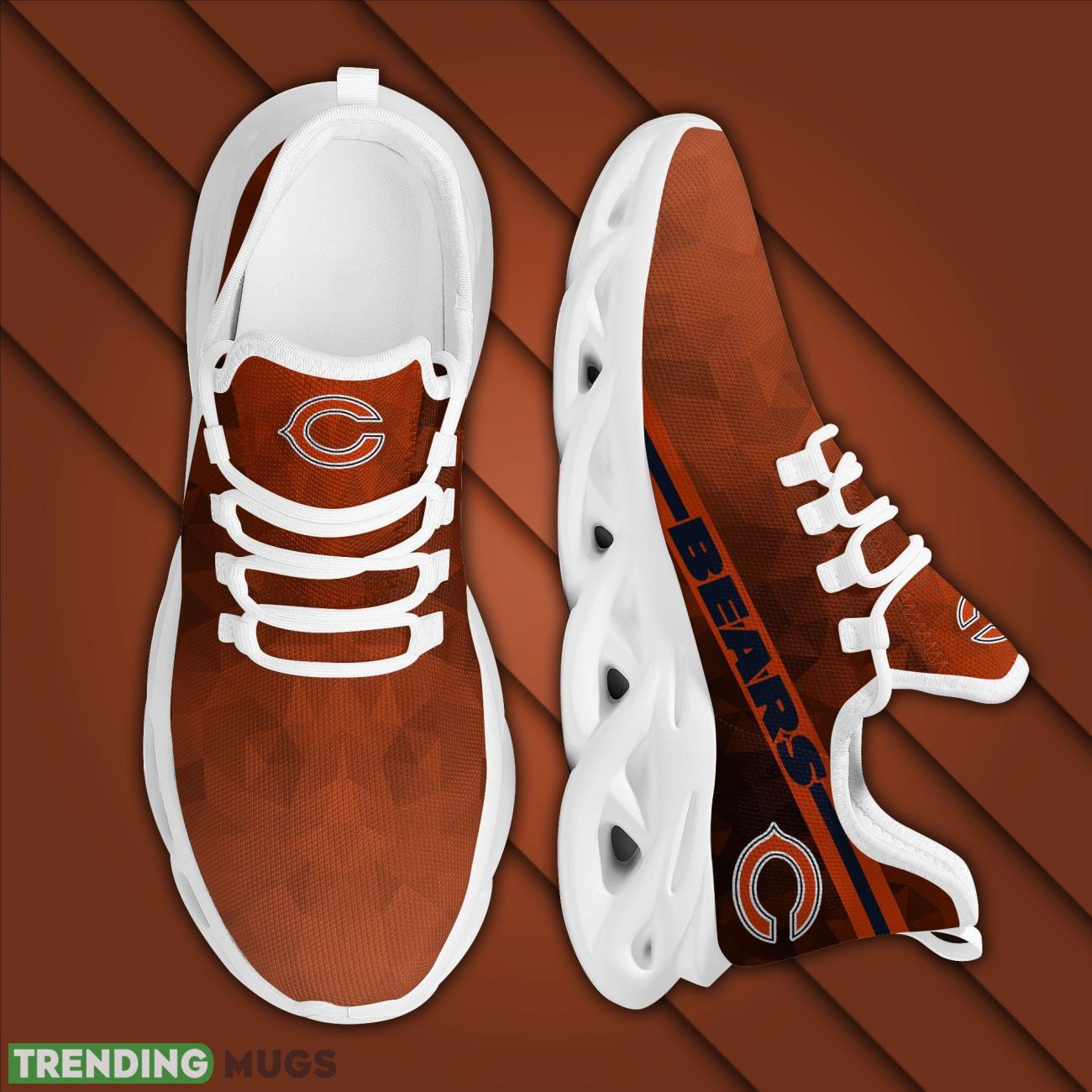 Chicago Bears Polygonal Design Trending Max Soul Clunky Sneaker Shoes For Mens Womens Max Soul Chicago Bears Polygonal Design Trending Max Soul Clunky Sneaker Shoes For Mens Womens Max Soul