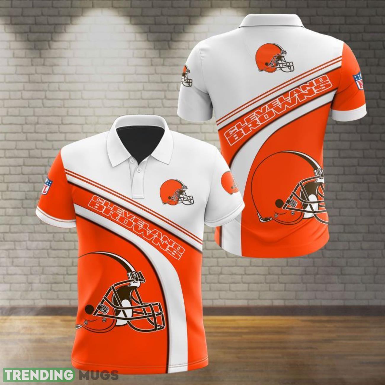 Cleveland Browns 3D Polo Shirt Sport Gift For Big Fans Limited Polo Shirt Product Photo 1 Cleveland Browns 3D Polo Shirt Sport Gift For Big Fans Limited Polo Shirt Product Photo 1