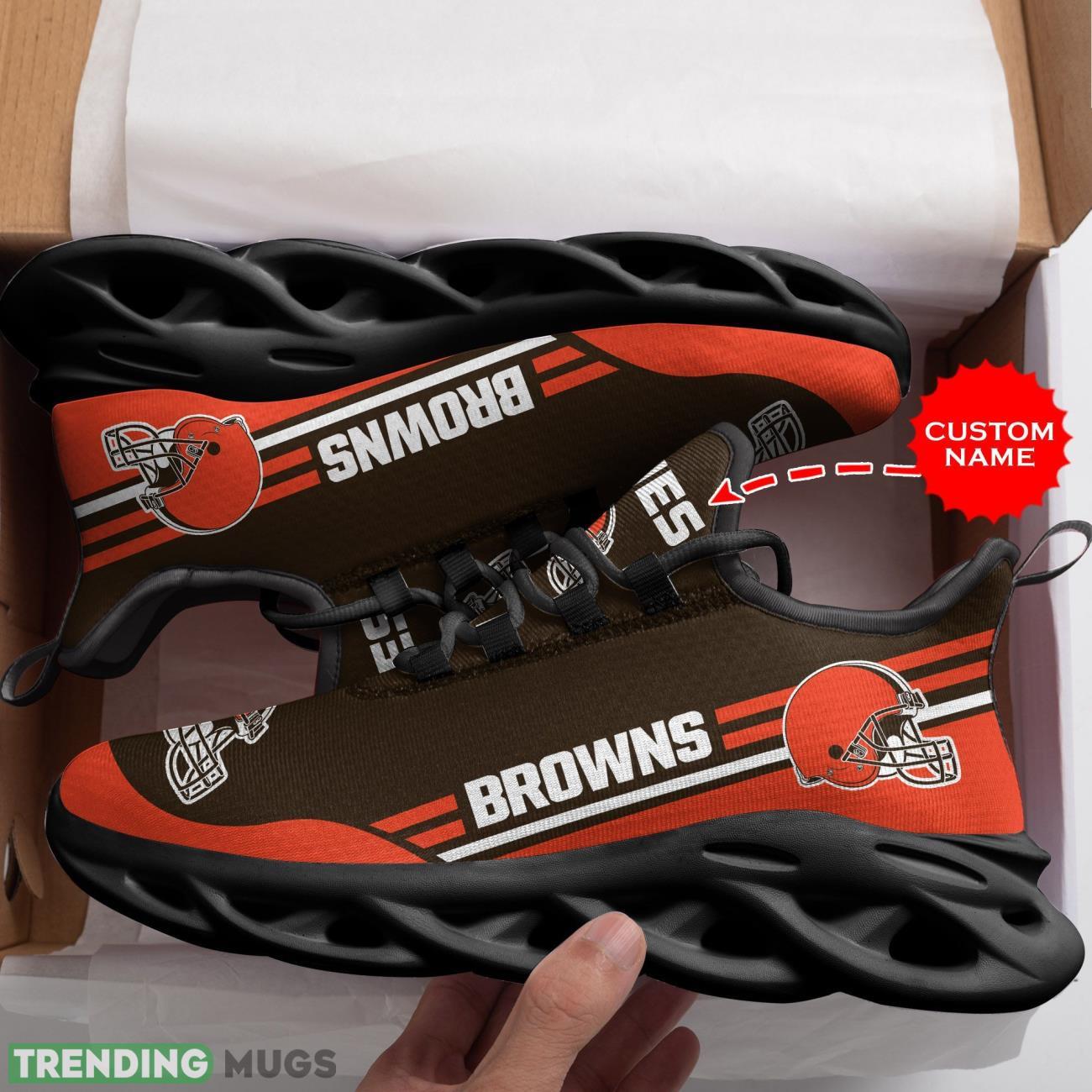 Cleveland Browns Custom Personalized Max Soul Sneakers Dynamic Shoes For Men Women Max Soul Cleveland Browns Custom Personalized Max Soul Sneakers Dynamic Shoes For Men Women Max Soul