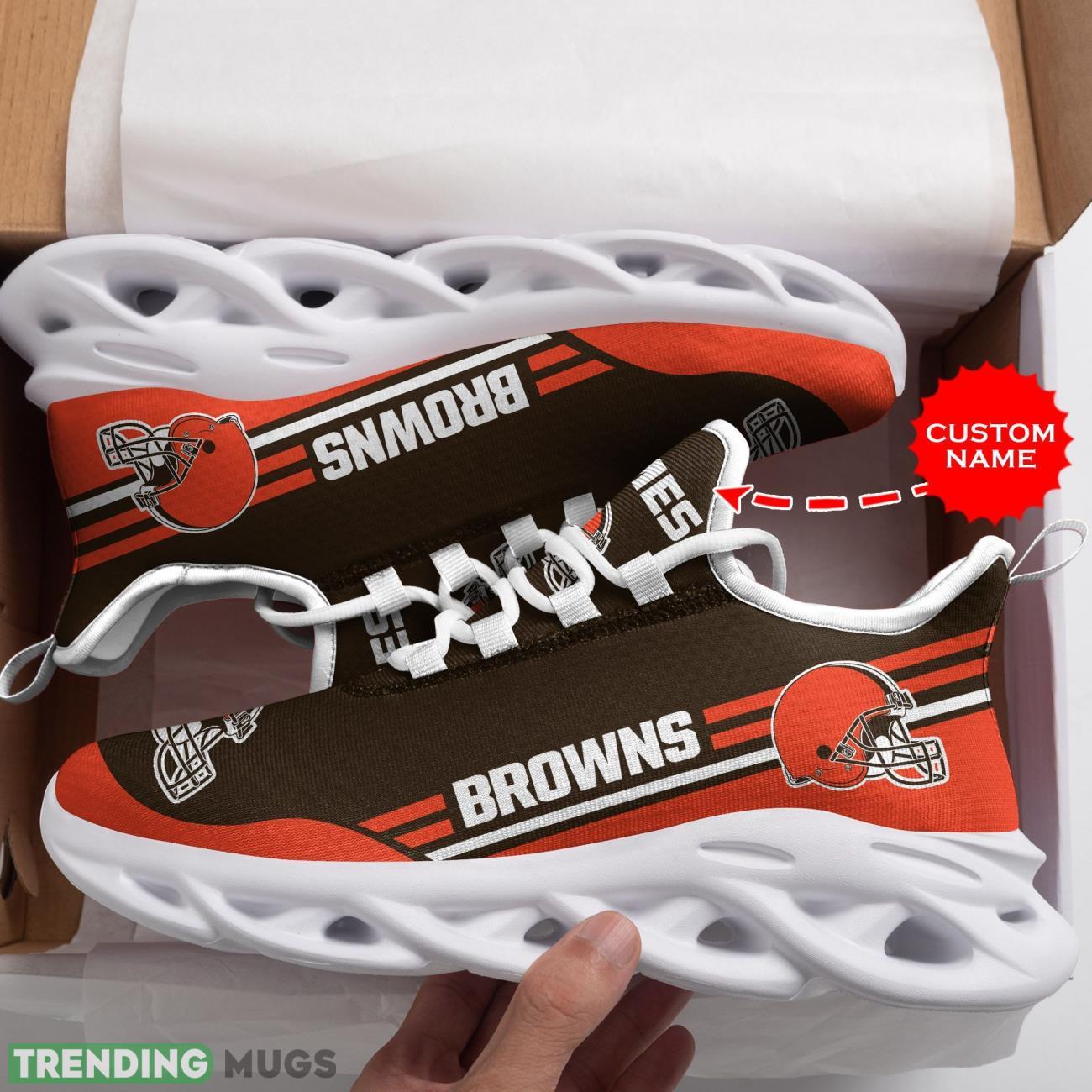 Cleveland Browns Custom Personalized Max Soul Sneakers Dynamic Shoes For Men Women Max Soul Cleveland Browns Custom Personalized Max Soul Sneakers Dynamic Shoes For Men Women Max Soul