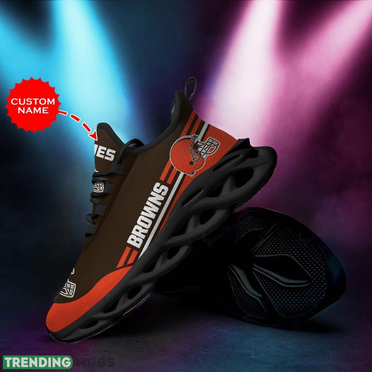 Cleveland Browns Custom Personalized Max Soul Sneakers Dynamic Shoes For Men Women Product Photo 1 Cleveland Browns Custom Personalized Max Soul Sneakers Dynamic Shoes For Men Women Product Photo 1