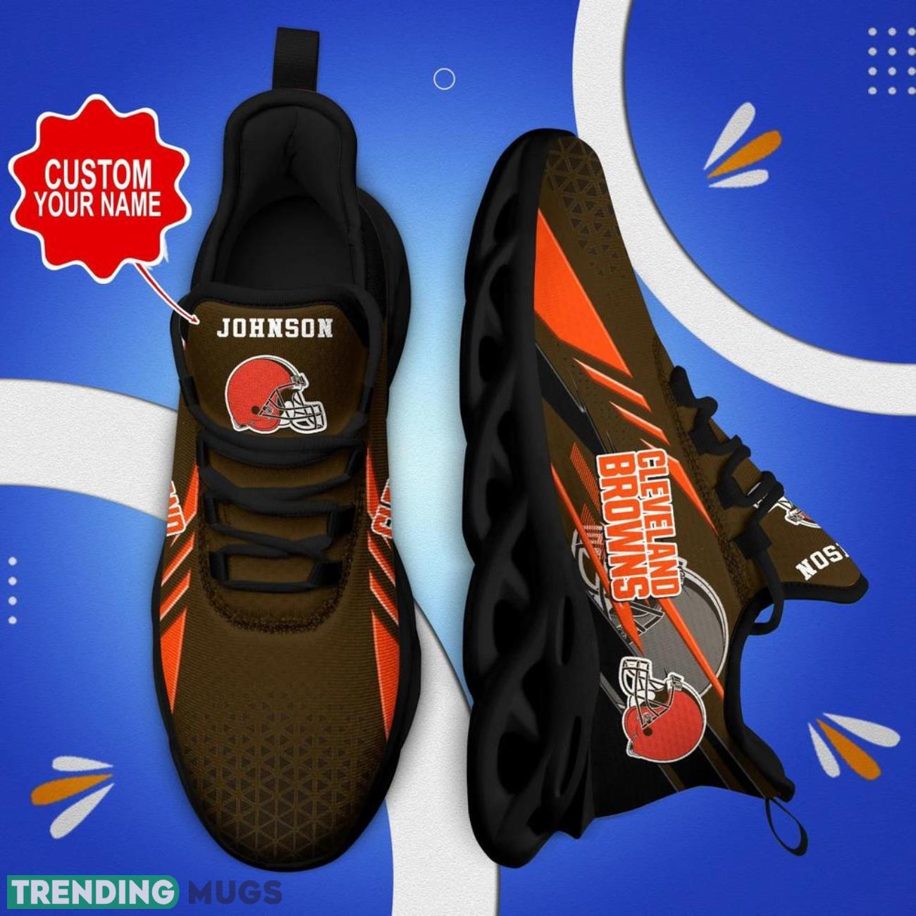 Cleveland Browns NFL Logo Sport Team Max Soul Shoes Custom Name Sneakers Hot Trending Personalized Gifts Product Photo 1 Cleveland Browns NFL Logo Sport Team Max Soul Shoes Custom Name Sneakers Hot Trending Personalized Gifts Product Photo 1