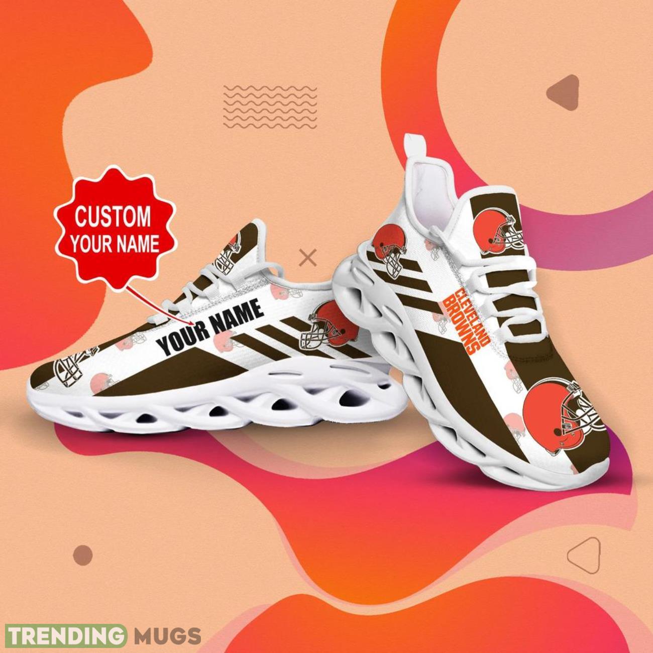 Cleveland Browns NFL Max Soul Shoes Custom Name Sneakers Hot Trending Personalized Sneakers Max Soul Cleveland Browns NFL Max Soul Shoes Custom Name Sneakers Hot Trending Personalized Sneakers Max Soul