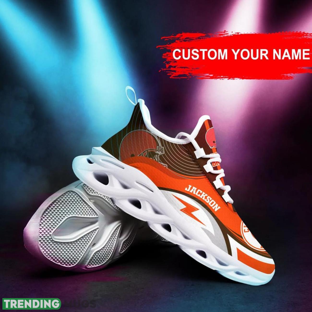 Cleveland Browns NFL Max Soul Sneakers Personalize Name Limited Sport Shoes Max Soul Cleveland Browns NFL Max Soul Sneakers Personalize Name Limited Sport Shoes Max Soul