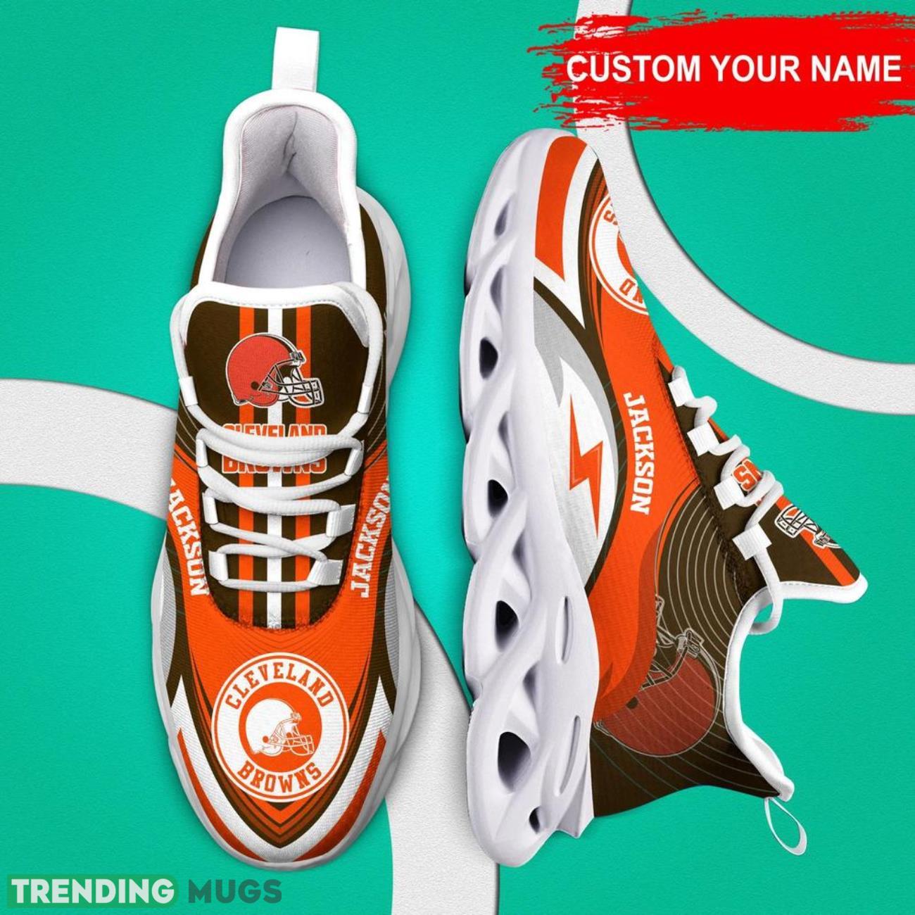 Cleveland Browns NFL Max Soul Sneakers Personalize Name Limited Sport Shoes Max Soul Cleveland Browns NFL Max Soul Sneakers Personalize Name Limited Sport Shoes Max Soul