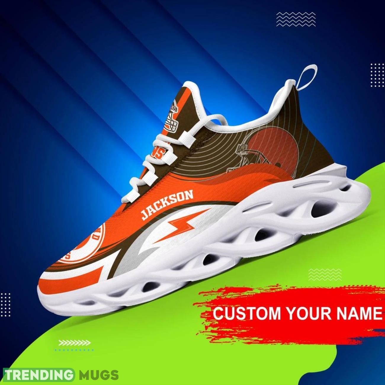 Cleveland Browns NFL Max Soul Sneakers Personalize Name Limited Sport Shoes Max Soul Cleveland Browns NFL Max Soul Sneakers Personalize Name Limited Sport Shoes Max Soul
