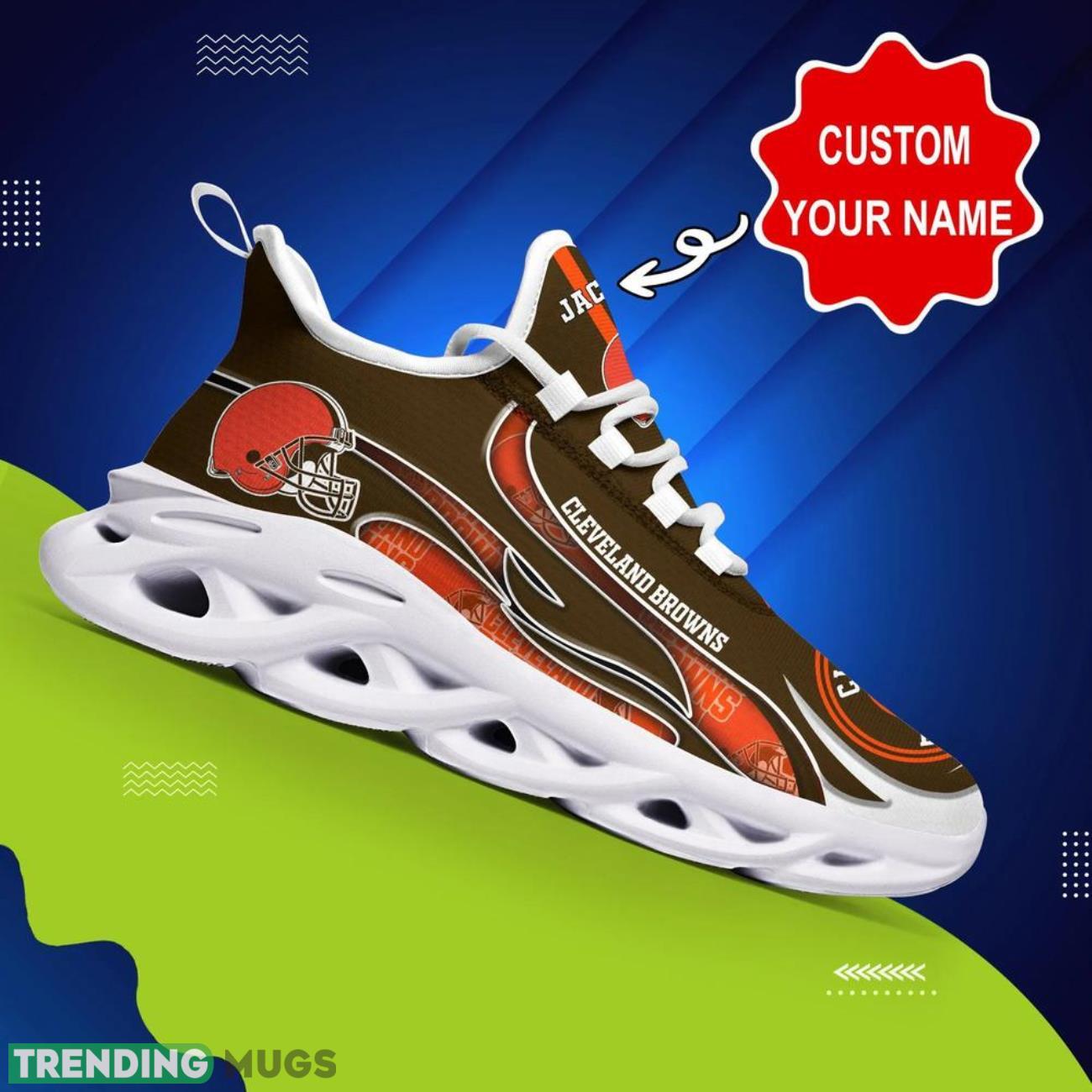 Cleveland Browns NFL Max Soul Sneakers Personalize Shoes For Fans Max Soul Cleveland Browns NFL Max Soul Sneakers Personalize Shoes For Fans Max Soul