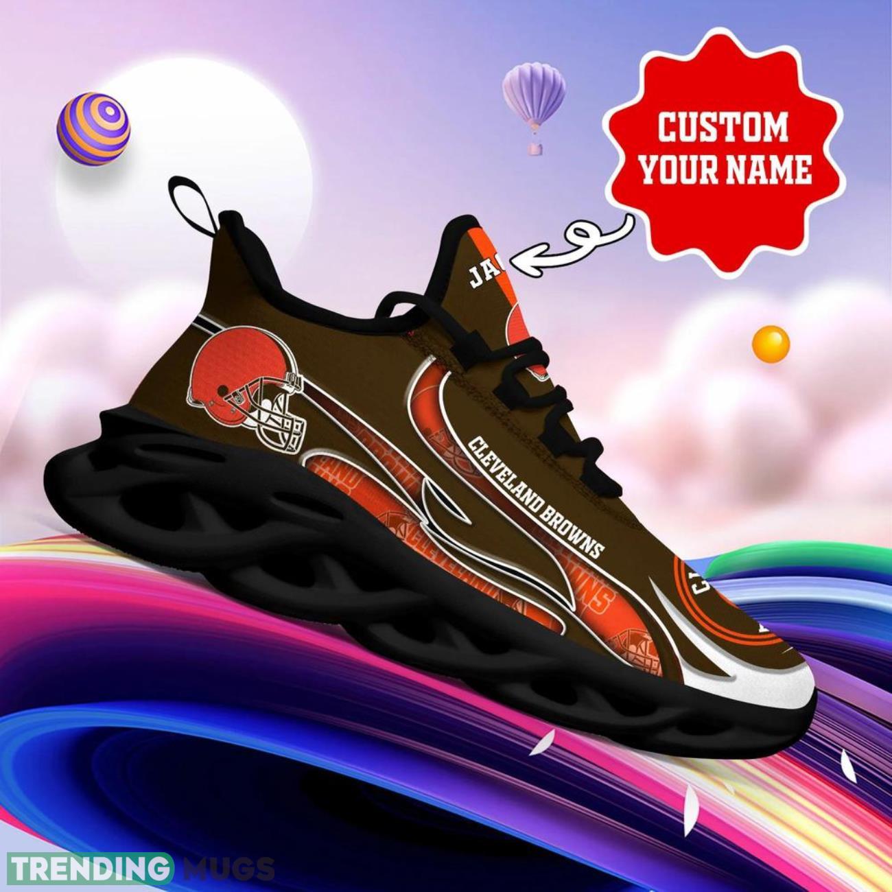 Cleveland Browns NFL Max Soul Sneakers Personalize Shoes For Fans Max Soul Cleveland Browns NFL Max Soul Sneakers Personalize Shoes For Fans Max Soul