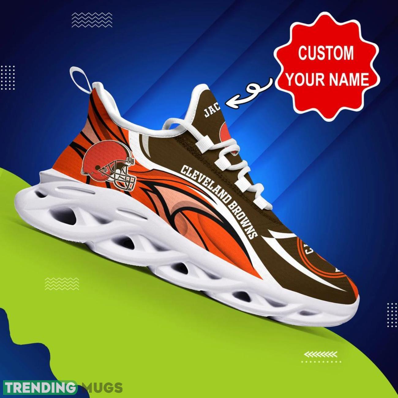 Cleveland Browns NFL Max Soul Sneakers Personalize Shoes For Fans Men Women Sport Running Shoes Max Soul Cleveland Browns NFL Max Soul Sneakers Personalize Shoes For Fans Men Women Sport Running Shoes Max Soul