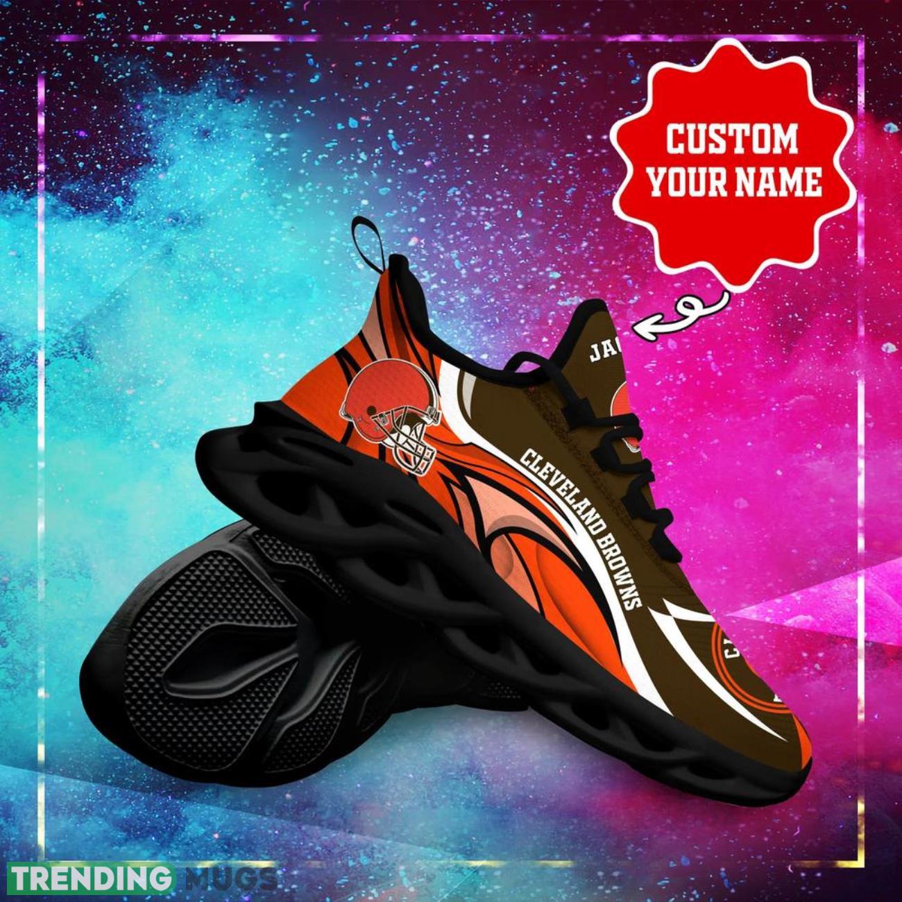 Cleveland Browns NFL Max Soul Sneakers Personalize Shoes For Fans Men Women Sport Running Shoes Max Soul Cleveland Browns NFL Max Soul Sneakers Personalize Shoes For Fans Men Women Sport Running Shoes Max Soul