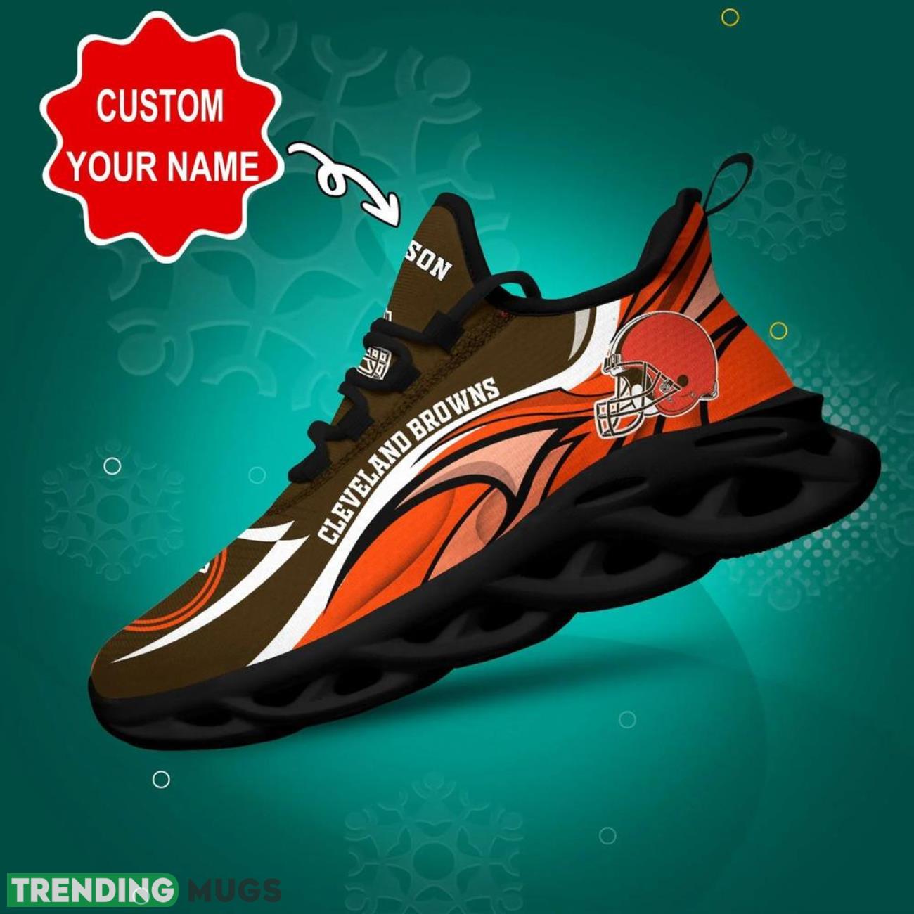 Cleveland Browns NFL Max Soul Sneakers Personalize Shoes For Fans Men Women Sport Running Shoes Product Photo 1 Cleveland Browns NFL Max Soul Sneakers Personalize Shoes For Fans Men Women Sport Running Shoes Product Photo 1