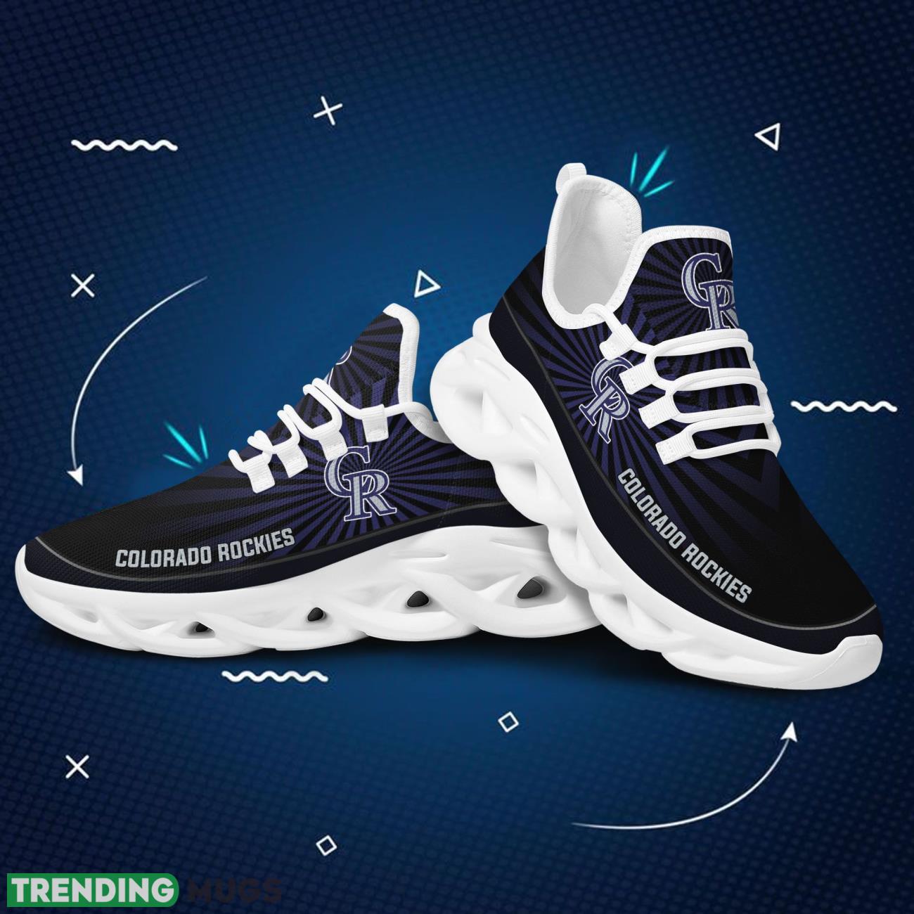 Colorado Rockies Light Flashes Design Trending Max Soul Clunky Sneaker Shoes For Mens Womens Major League Baseball Team Fans Max Soul Colorado Rockies Light Flashes Design Trending Max Soul Clunky Sneaker Shoes For Mens Womens Major League Baseball Team Fans Max Soul
