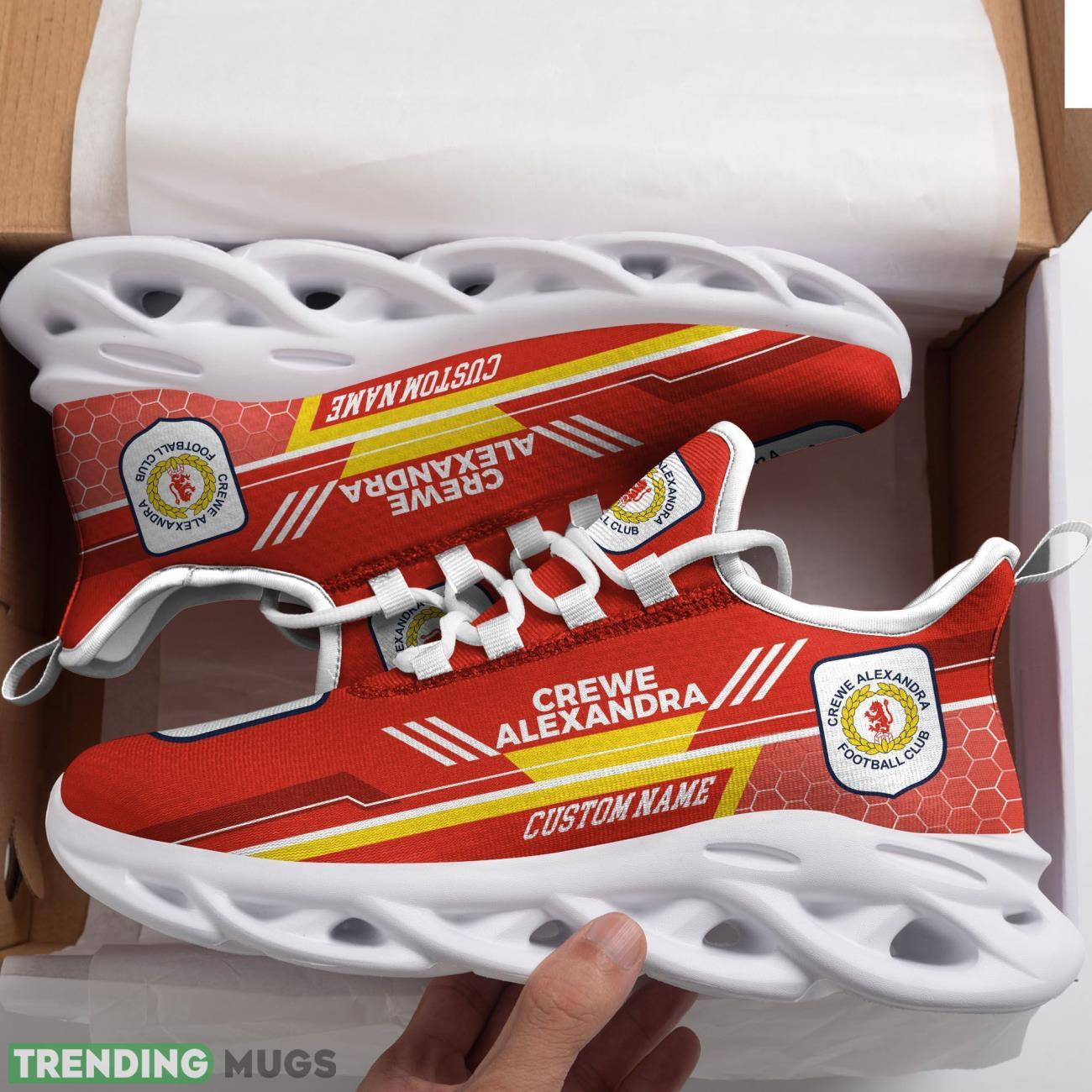 Crewe Alexandra Custom Personalized Max Soul Sneakers Dynamic Shoes For Men Women Max Soul Crewe Alexandra Custom Personalized Max Soul Sneakers Dynamic Shoes For Men Women Max Soul