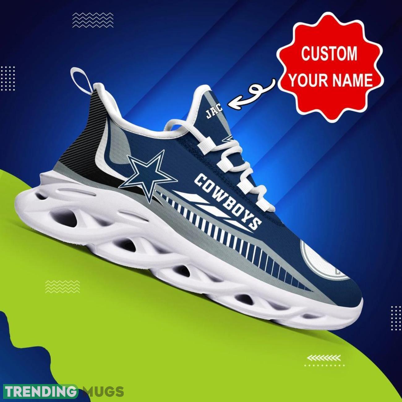 Dallas Cowboys NFL Logo Sport Team Max Soul Shoes Custom Name Sneakers Hot Trending Sneakers Max Soul Dallas Cowboys NFL Logo Sport Team Max Soul Shoes Custom Name Sneakers Hot Trending Sneakers Max Soul