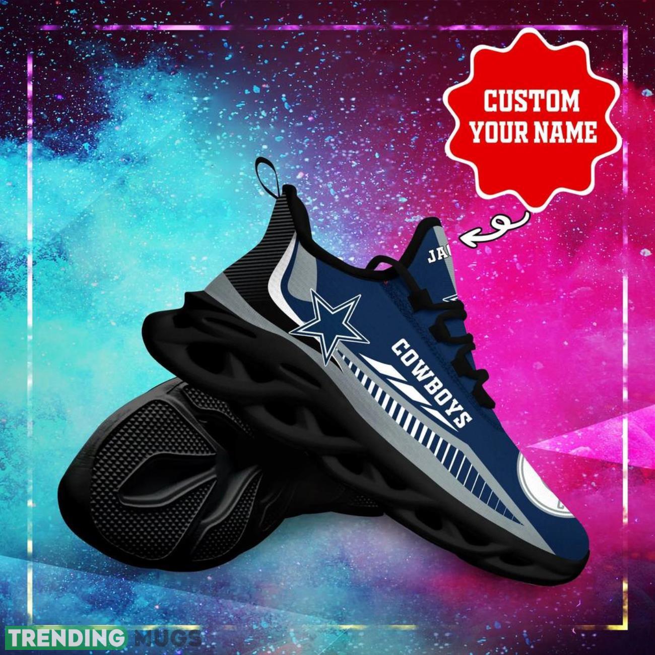Dallas Cowboys NFL Logo Sport Team Max Soul Shoes Custom Name Sneakers Hot Trending Sneakers Max Soul Dallas Cowboys NFL Logo Sport Team Max Soul Shoes Custom Name Sneakers Hot Trending Sneakers Max Soul