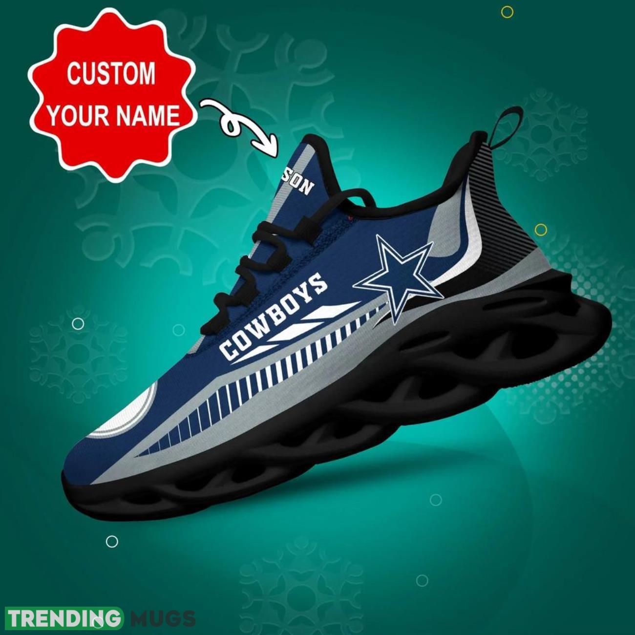 Dallas Cowboys NFL Logo Sport Team Max Soul Shoes Custom Name Sneakers Hot Trending Sneakers Product Photo 1 Dallas Cowboys NFL Logo Sport Team Max Soul Shoes Custom Name Sneakers Hot Trending Sneakers Product Photo 1