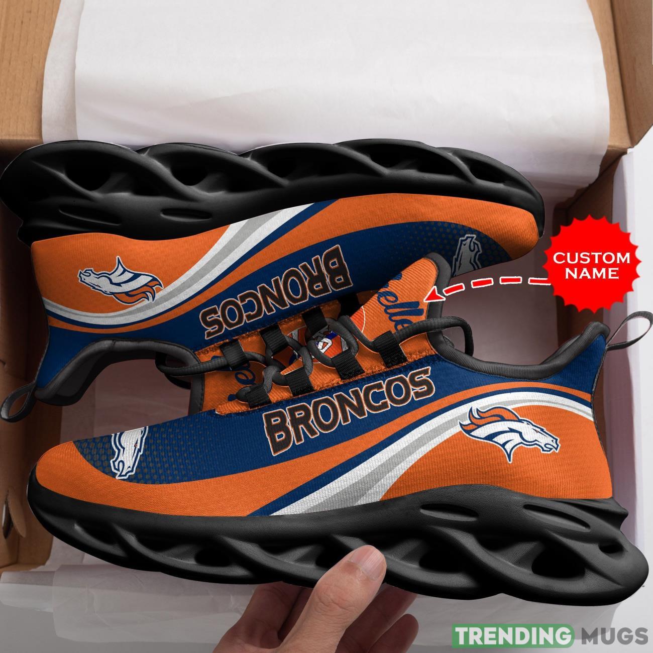Denver Broncos Custom Personalized Max Soul Sneakers Running Sports Shoes Ultra Sneakers Max Soul Denver Broncos Custom Personalized Max Soul Sneakers Running Sports Shoes Ultra Sneakers Max Soul