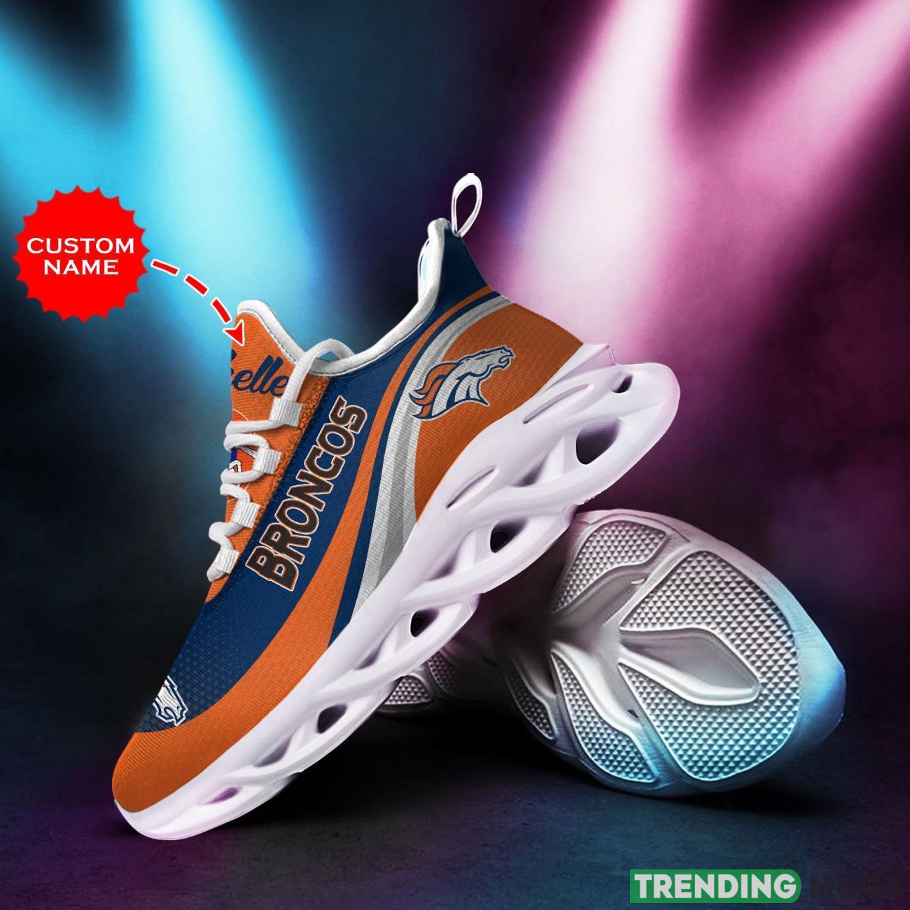 Denver Broncos Custom Personalized Max Soul Sneakers Running Sports Shoes Ultra Sneakers Max Soul Denver Broncos Custom Personalized Max Soul Sneakers Running Sports Shoes Ultra Sneakers Max Soul