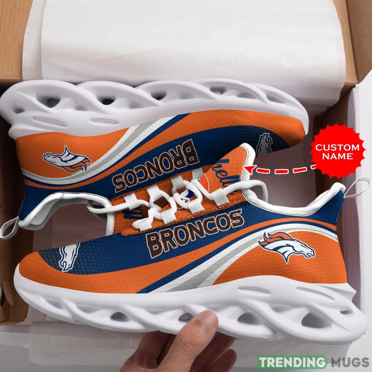 Denver Broncos Custom Personalized Max Soul Sneakers Running Sports Shoes Ultra Sneakers Max Soul Denver Broncos Custom Personalized Max Soul Sneakers Running Sports Shoes Ultra Sneakers Max Soul