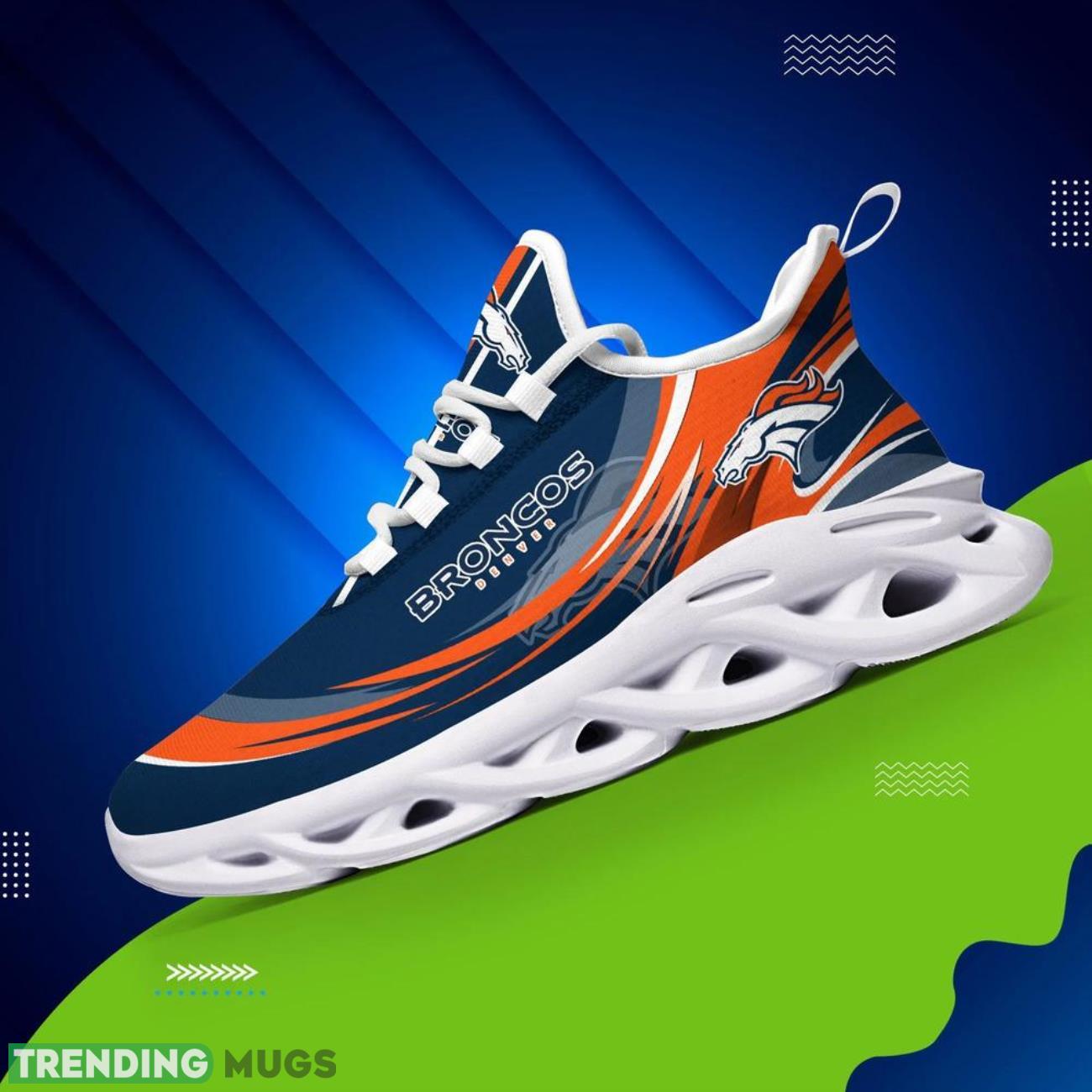 Denver Broncos NFL Logo Sport Team Max Soul Shoes Custom Name Sneakers Hot Trending Sneakers Max Soul Denver Broncos NFL Logo Sport Team Max Soul Shoes Custom Name Sneakers Hot Trending Sneakers Max Soul