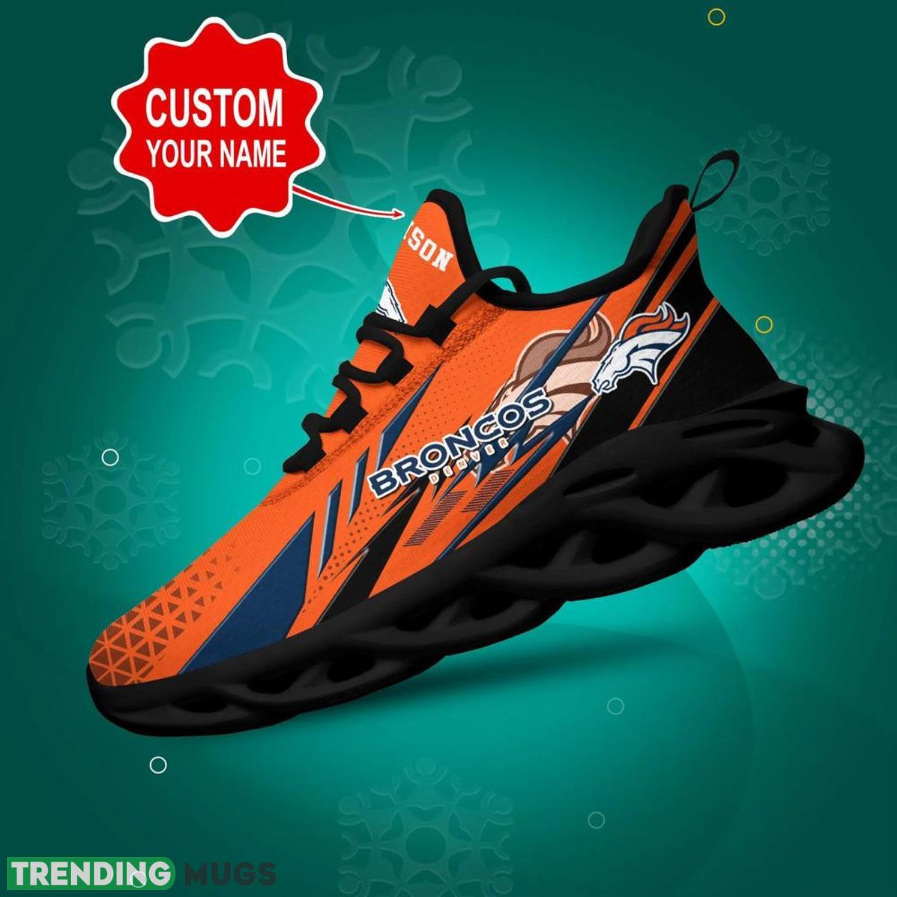Denver Broncos NFL Max Soul Shoes Custom Name Sneakers Gifts Footall Men Women Shoes Max Soul Denver Broncos NFL Max Soul Shoes Custom Name Sneakers Gifts Footall Men Women Shoes Max Soul