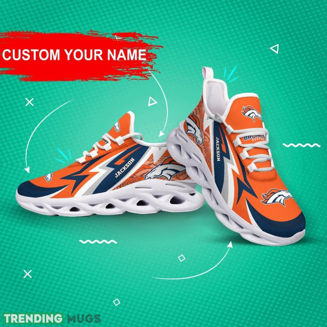 Denver Broncos NFL Max Soul Sneakers Personalize Shoes For Fans Max Soul Denver Broncos NFL Max Soul Sneakers Personalize Shoes For Fans Max Soul