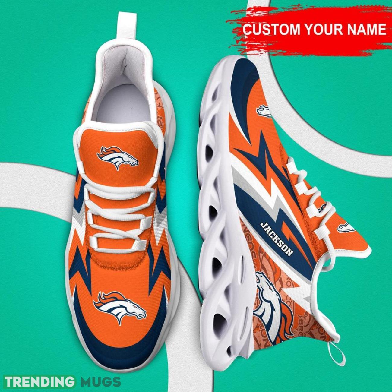 Denver Broncos NFL Max Soul Sneakers Personalize Shoes For Fans Max Soul Denver Broncos NFL Max Soul Sneakers Personalize Shoes For Fans Max Soul