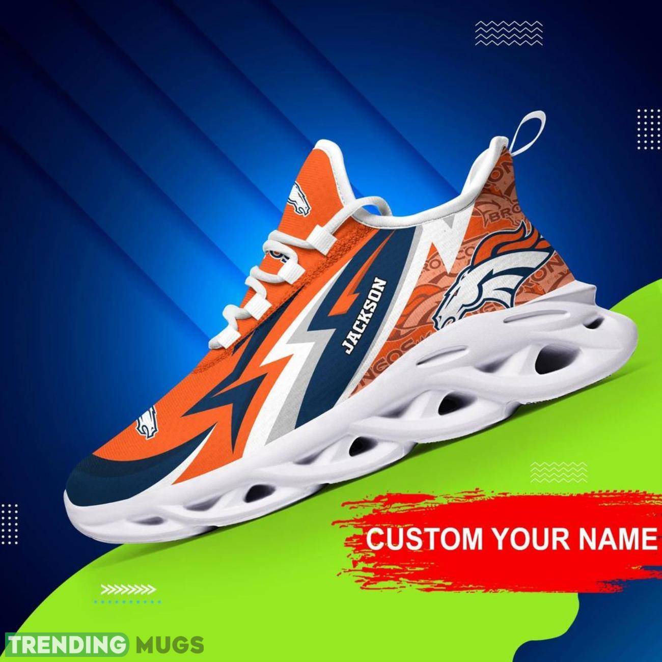 Denver Broncos NFL Max Soul Sneakers Personalize Shoes For Fans Max Soul Denver Broncos NFL Max Soul Sneakers Personalize Shoes For Fans Max Soul