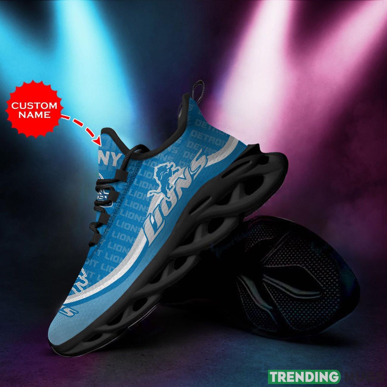 Detroit Lions Custom Personalized Max Soul Sneakers Running Sports Shoes Ultra Sneakers Product Photo 1