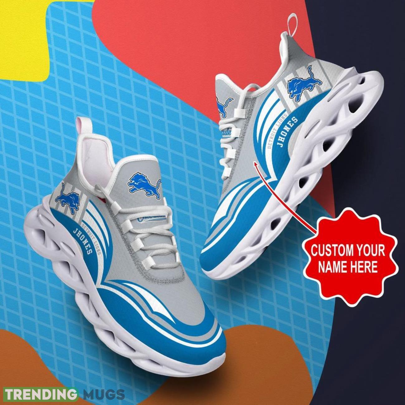 Detroit Lions NFL Max Soul Sneakers Personalize Shoes For Fans Men Women Sport Running Shoes Max Soul Detroit Lions NFL Max Soul Sneakers Personalize Shoes For Fans Men Women Sport Running Shoes Max Soul