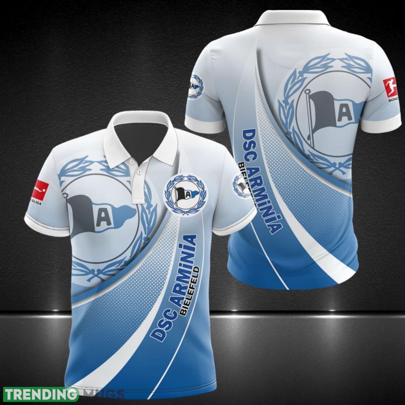 DSC Arminia Bielefeld All Over printed 3D Polo Shirt Limited Design For Fans Product Photo 1 DSC Arminia Bielefeld All Over printed 3D Polo Shirt Limited Design For Fans Product Photo 1