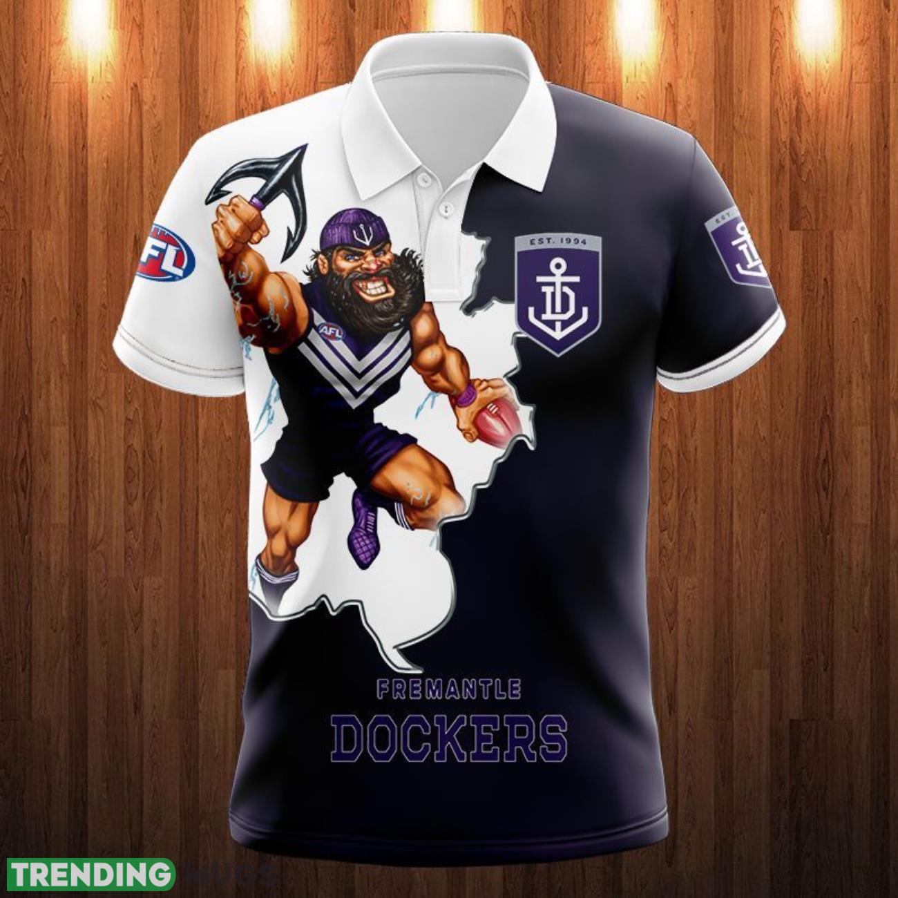 Fremantle Football Club Printing 3D Polo Shirt Sport Fans Gift Trending Product Photo 1 Fremantle Football Club Printing 3D Polo Shirt Sport Fans Gift Trending Product Photo 1