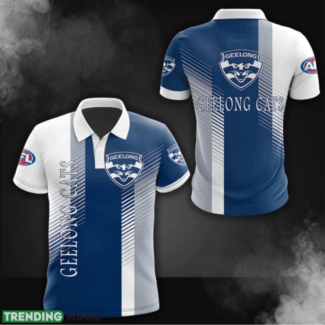 Geelong Football Club Printing 3D Polo Shirt Sport Fans Gift Trending Product Photo 1 Geelong Football Club Printing 3D Polo Shirt Sport Fans Gift Trending Product Photo 1