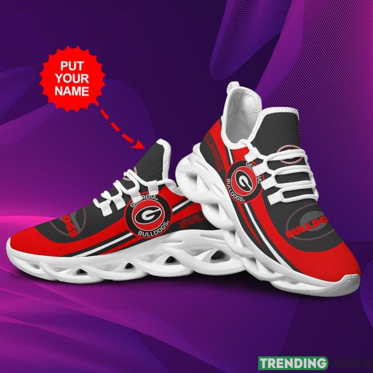 Georgia Bulldogs Custom Name Personalized Max Soul Sneakers Running Sports Shoes Ultra Sneakers Max Soul Georgia Bulldogs Custom Name Personalized Max Soul Sneakers Running Sports Shoes Ultra Sneakers Max Soul