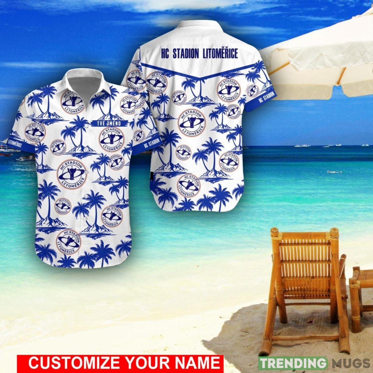 HC Stadion Litomice Custom Name 3D Hawaii Shirt Coconut Pattern Beach Shirt Product Photo 1 HC Stadion Litomice Custom Name 3D Hawaii Shirt Coconut Pattern Beach Shirt Product Photo 1