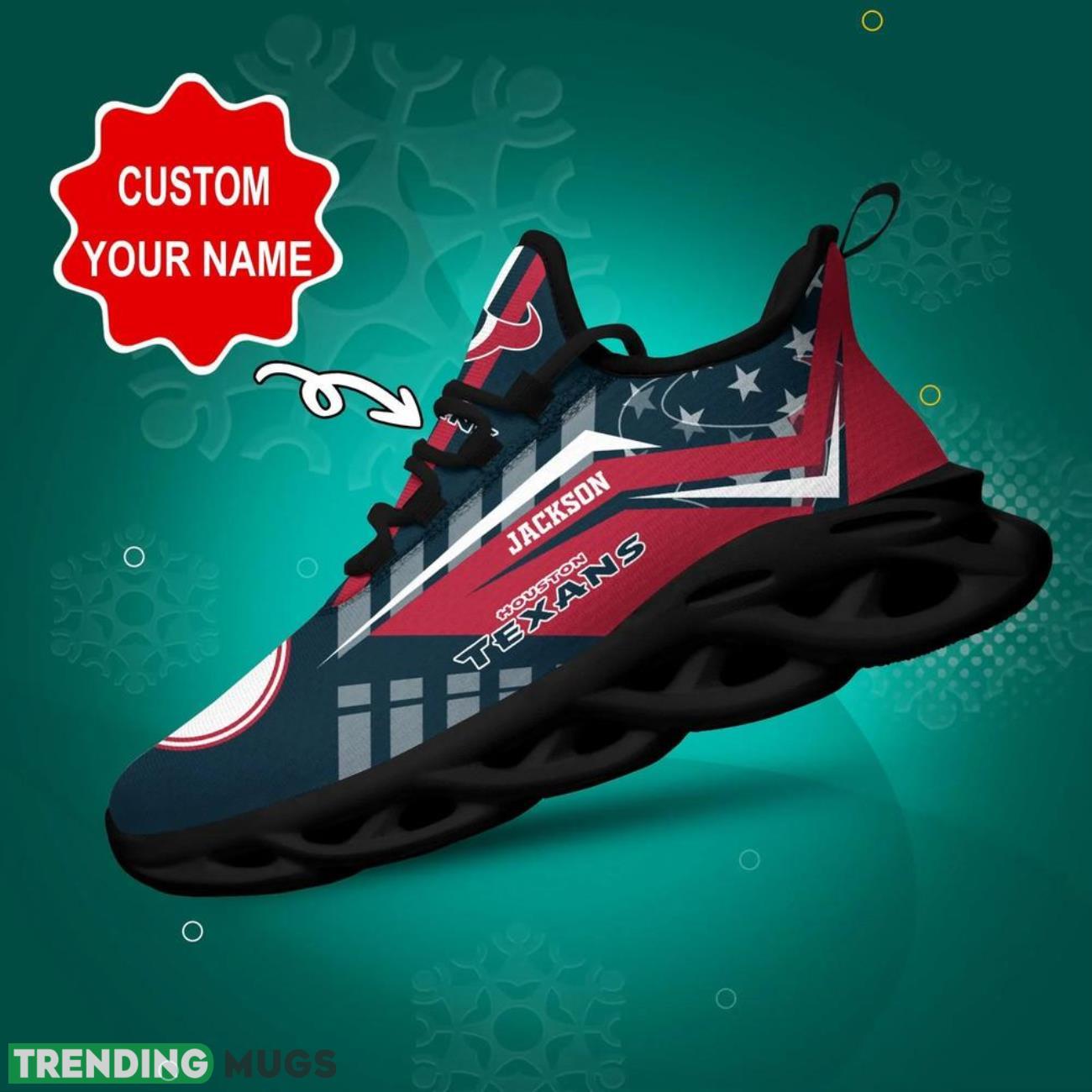 Houston Texans NFL Logo Sport Team Max Soul Shoes Custom Name Sneakers Hot Trending Personalized Gifts Product Photo 1 Houston Texans NFL Logo Sport Team Max Soul Shoes Custom Name Sneakers Hot Trending Personalized Gifts Product Photo 1